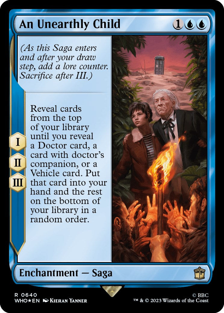 An Unearthly Child (Surge Foil) [Doctor Who] | Good Games Adelaide SA