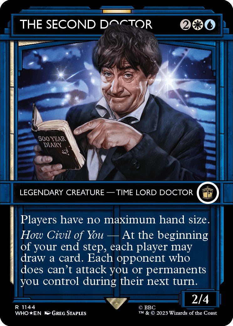 The Second Doctor (Showcase) (Surge Foil) [Doctor Who] | Good Games Adelaide SA
