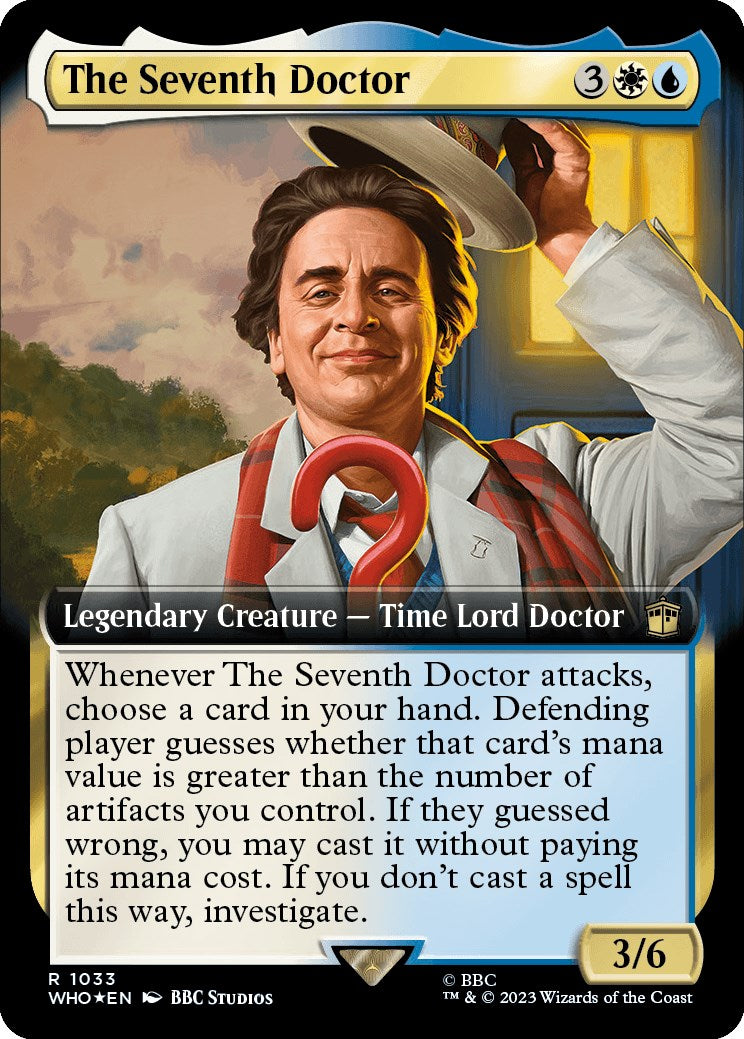 The Seventh Doctor (Extended Art) (Surge Foil) [Doctor Who] | Good Games Adelaide SA