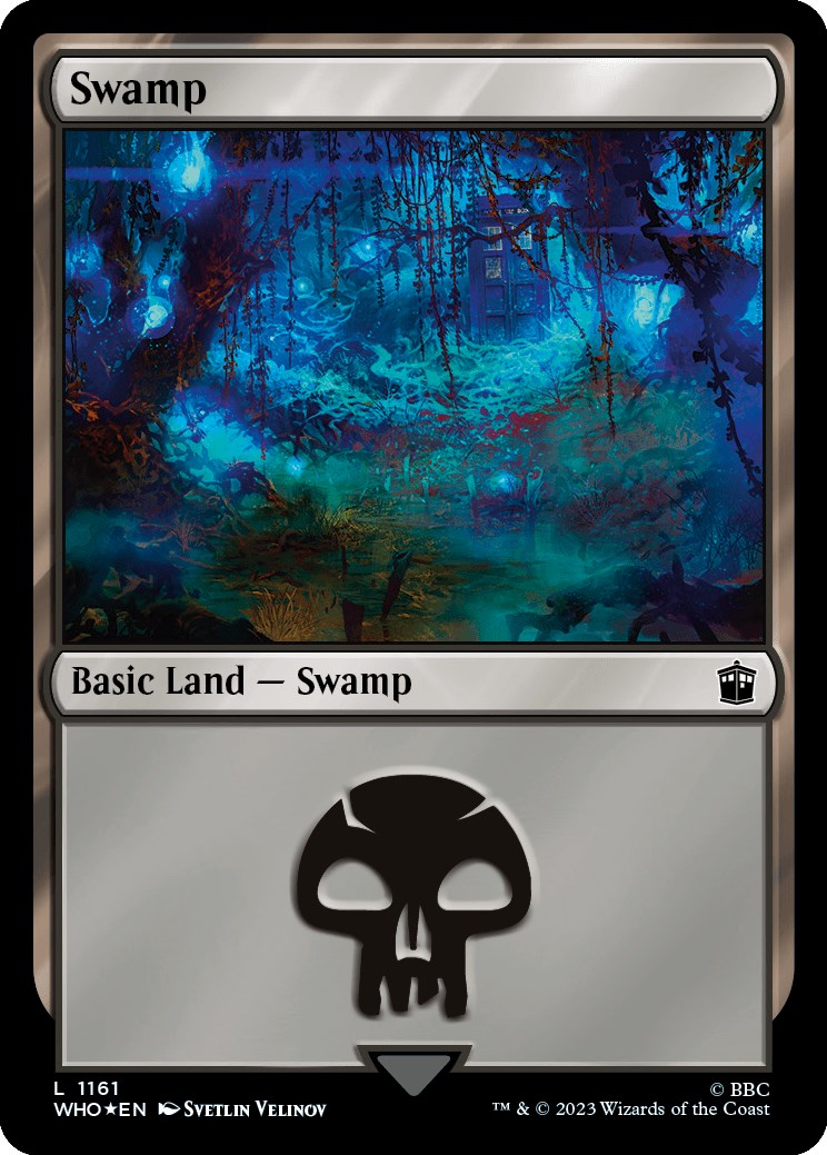 Swamp (1161) (Surge Foil) [Doctor Who] | Good Games Adelaide SA