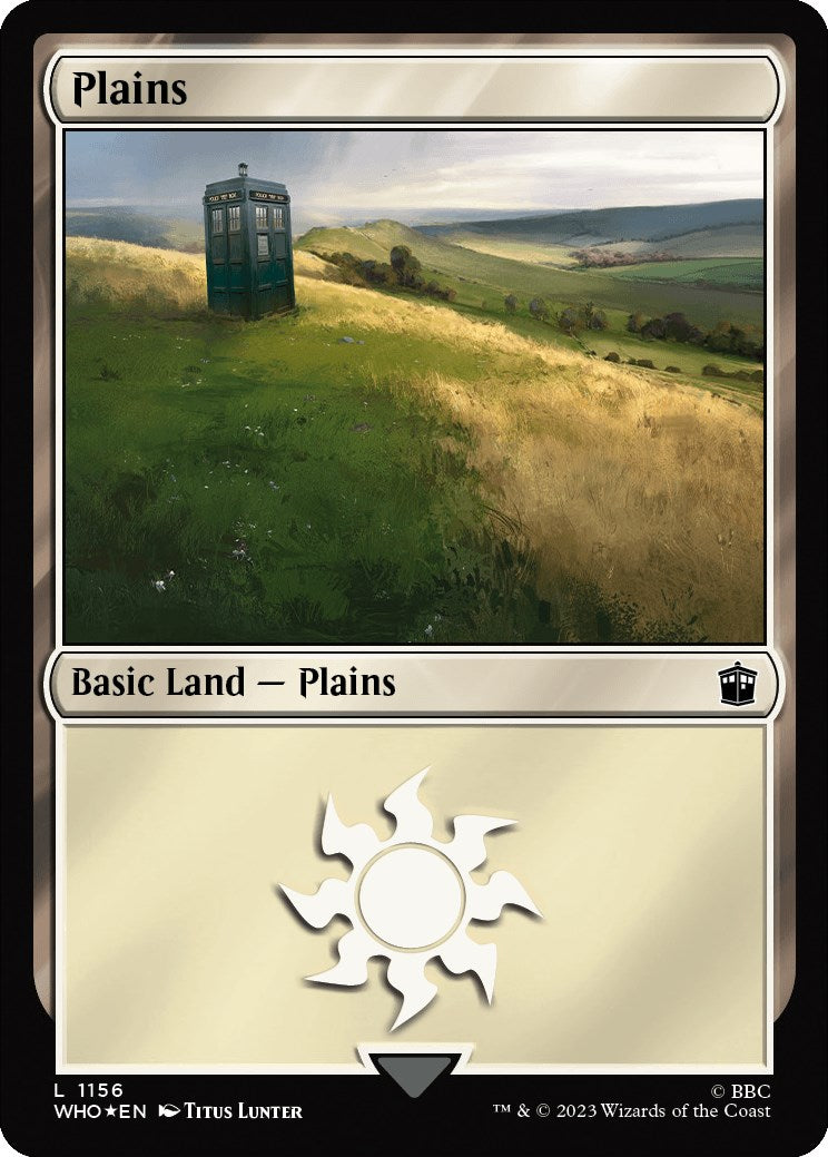 Plains (1156) (Surge Foil) [Doctor Who] | Good Games Adelaide SA
