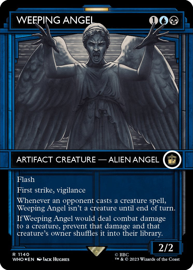 Weeping Angel (Showcase) (Surge Foil) [Doctor Who] | Good Games Adelaide SA