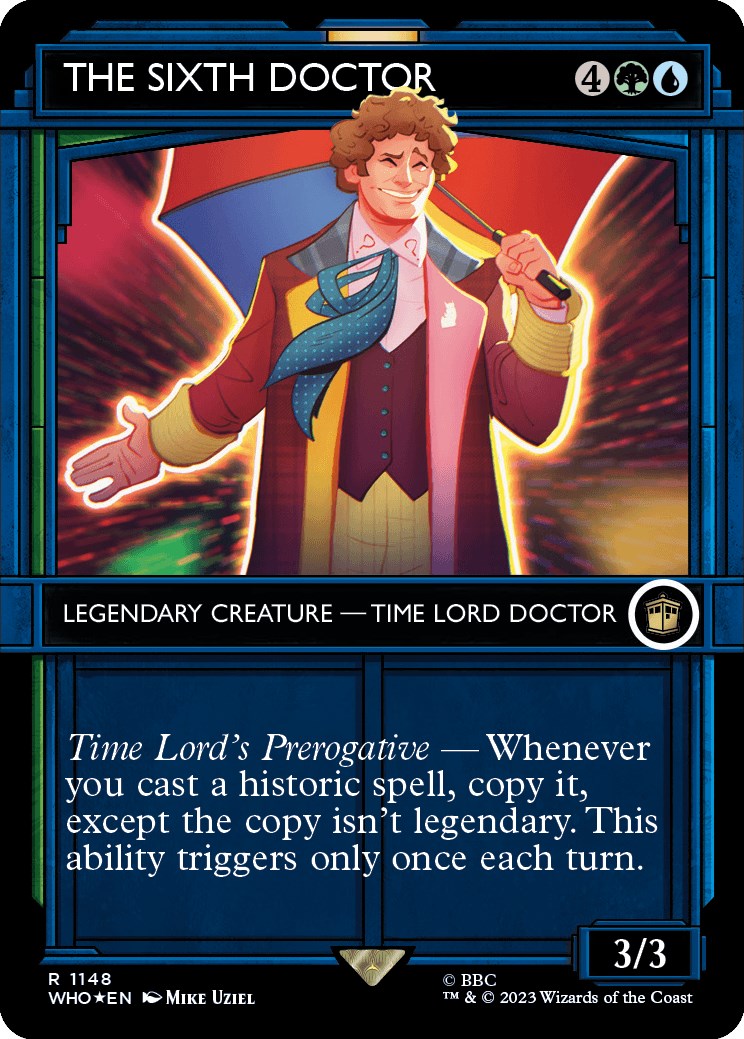 The Sixth Doctor (Showcase) (Surge Foil) [Doctor Who] | Good Games Adelaide SA