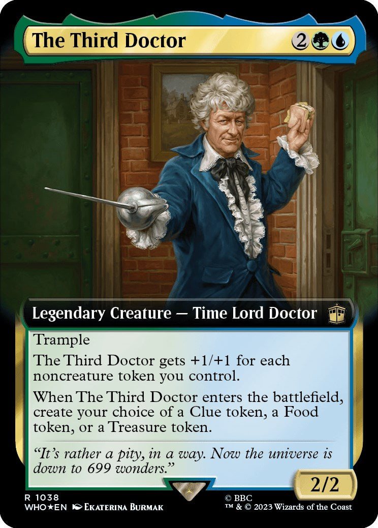 The Third Doctor (Extended Art) (Surge Foil) [Doctor Who] | Good Games Adelaide SA