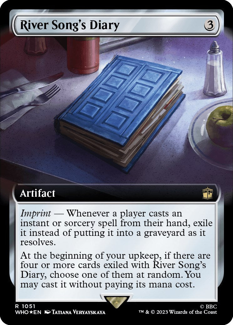 River Song's Diary (Extended Art) (Surge Foil) [Doctor Who] | Good Games Adelaide SA