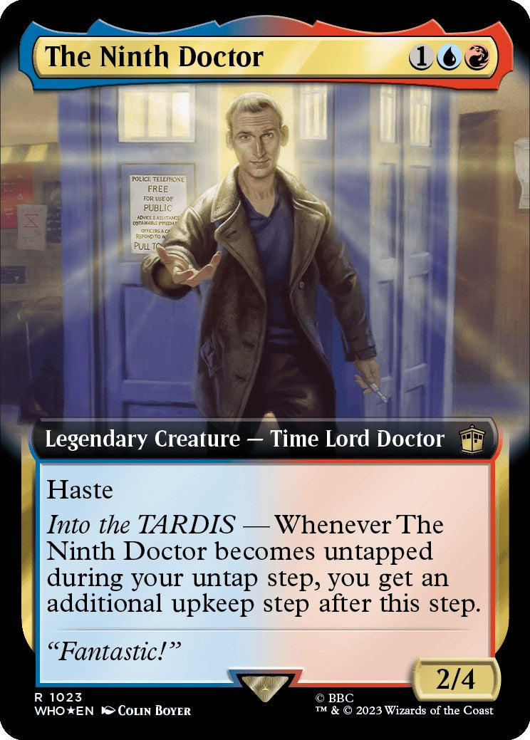 The Ninth Doctor (Extended Art) (Surge Foil) [Doctor Who] | Good Games Adelaide SA