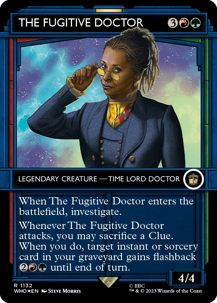 The Fugitive Doctor (Showcase) (Surge Foil) [Doctor Who] | Good Games Adelaide SA