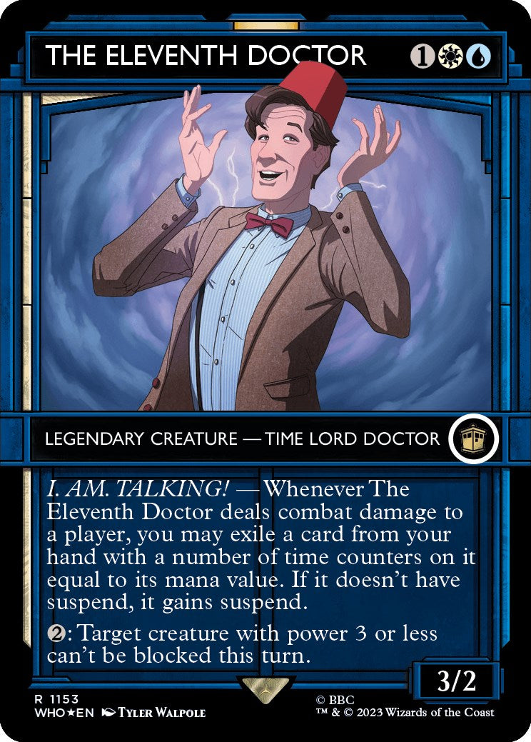 The Eleventh Doctor (Showcase) (Surge Foil) [Doctor Who] | Good Games Adelaide SA