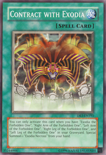 Contract with Exodia [DR1-EN193] Common | Good Games Adelaide SA