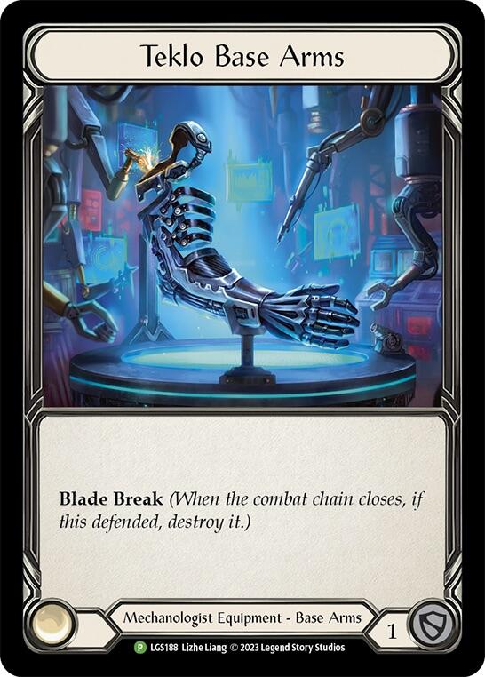 Teklo Base Arms [LGS188] (Promo)  Cold Foil | Good Games Adelaide SA