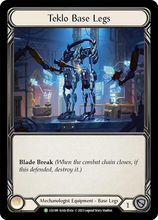 Teklo Base Legs [LGS189] (Promo)  Cold Foil | Good Games Adelaide SA