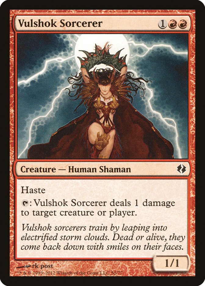 Vulshok Sorcerer 50 (Duel Decks: Venser vs. Koth)  | Good Games Adelaide SA