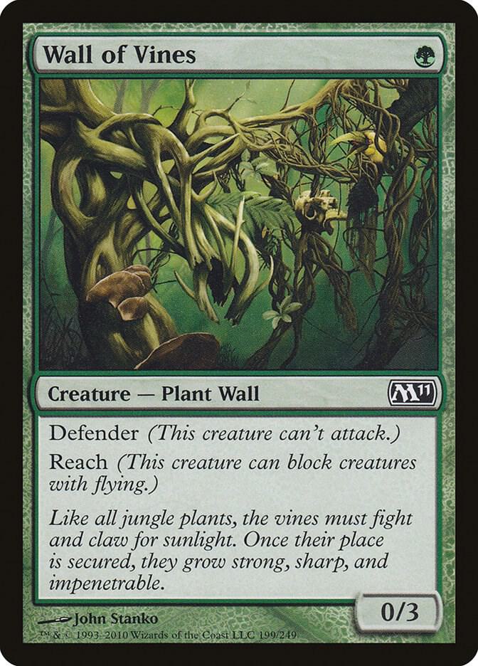 Wall of Vines 199 (Magic 2011 (M11))  - Foil | Good Games Adelaide SA