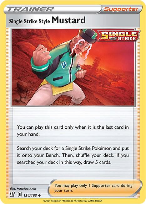 Single Strike Style Mustard 134/163 (SWSH05: Battle Styles)  | Good Games Adelaide SA
