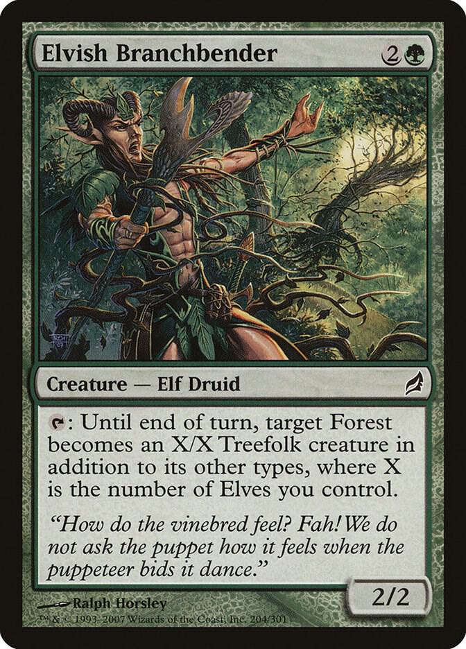 Elvish Branchbender 204 (Lorwyn)  - Foil | Good Games Adelaide SA