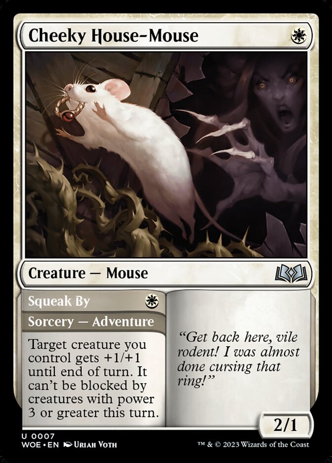 Cheeky House-Mouse // Squeak By 7 (Wilds of Eldraine)  | Good Games Adelaide SA
