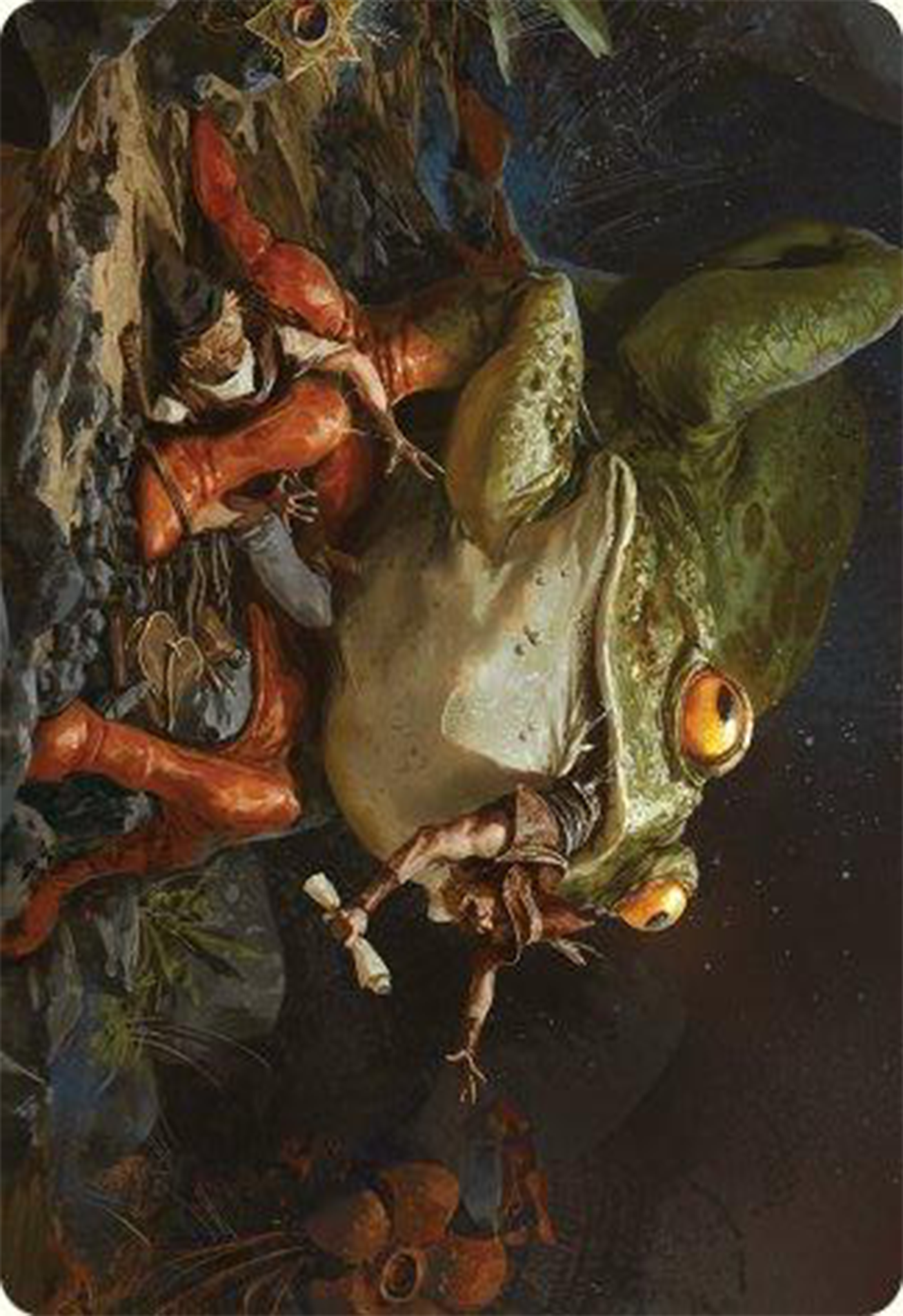 Rampant Frogantua Art Card [Modern Horizons 3 Art Series] | Good Games Adelaide SA