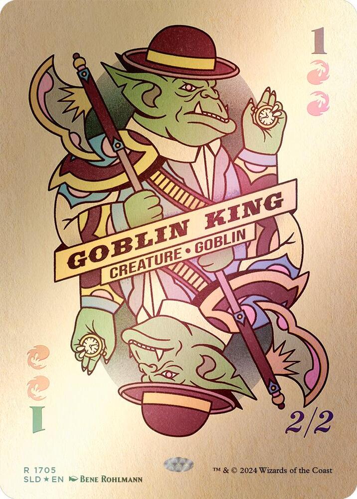 Goblin King 1705 Rainbow Foil 1705 (Secret Lair Drop Series)  - Foil | Good Games Adelaide SA