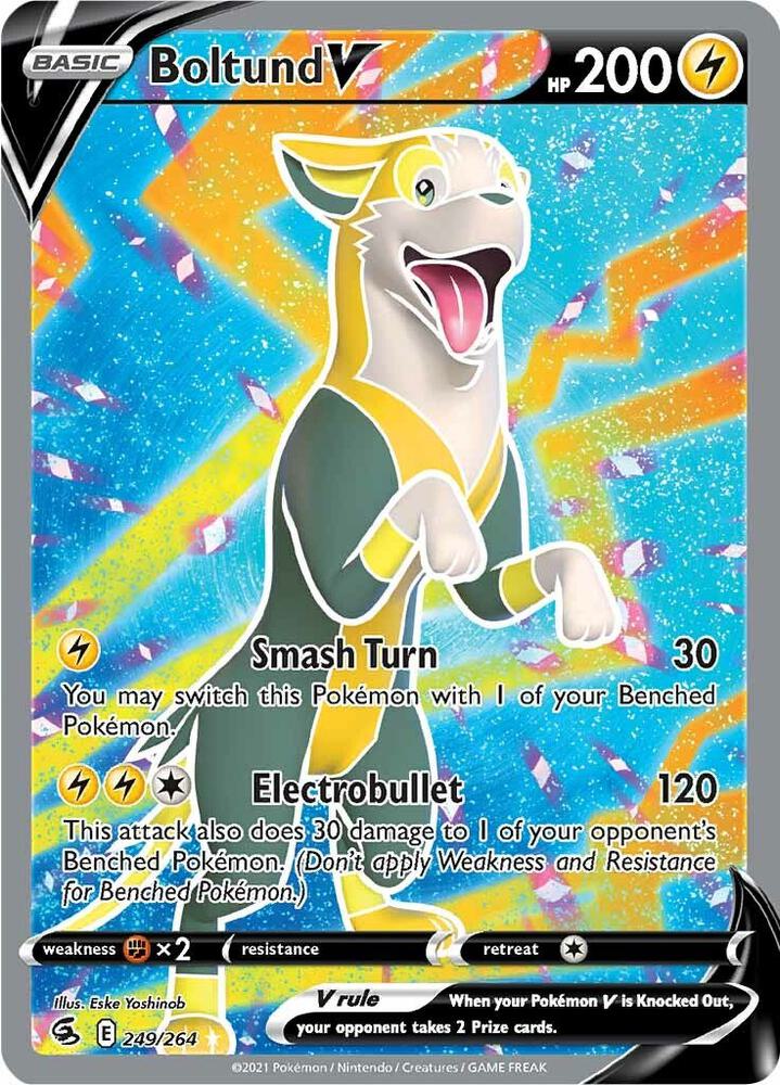 Boltund V Full Art 249/264 (SWSH08: Fusion Strike)  - Holofoil | Good Games Adelaide SA