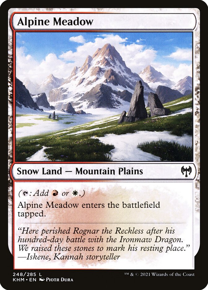 Alpine Meadow 248 (Kaldheim)  - Foil | Good Games Adelaide SA