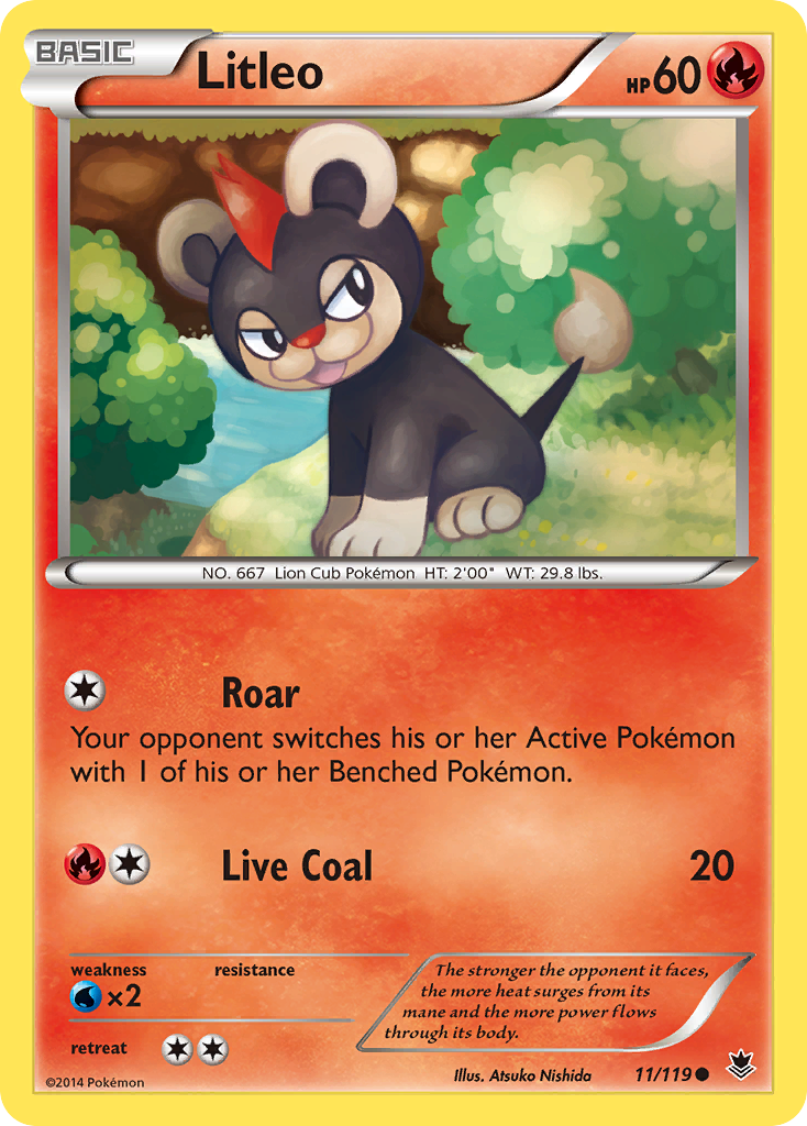 Litleo (11/119) [XY: Phantom Forces] | Good Games Adelaide SA