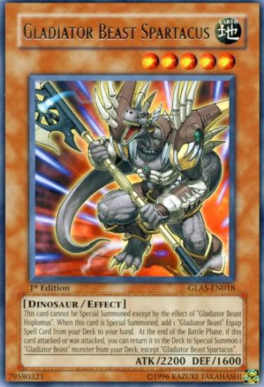 Gladiator Beast Spartacus [GLAS-EN018] Rare | Good Games Adelaide SA