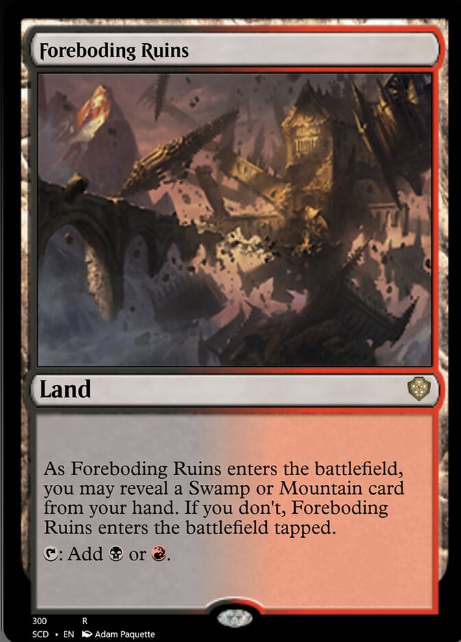 Foreboding Ruins [Starter Commander Decks] | Good Games Adelaide SA