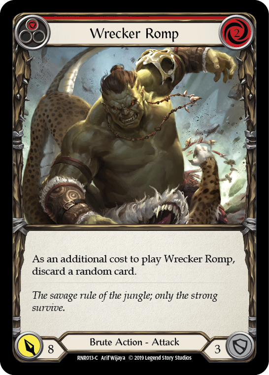 Wrecker Romp (Red) [RNR013-C] (Rhinar Hero Deck)  1st Edition Normal | Good Games Adelaide SA