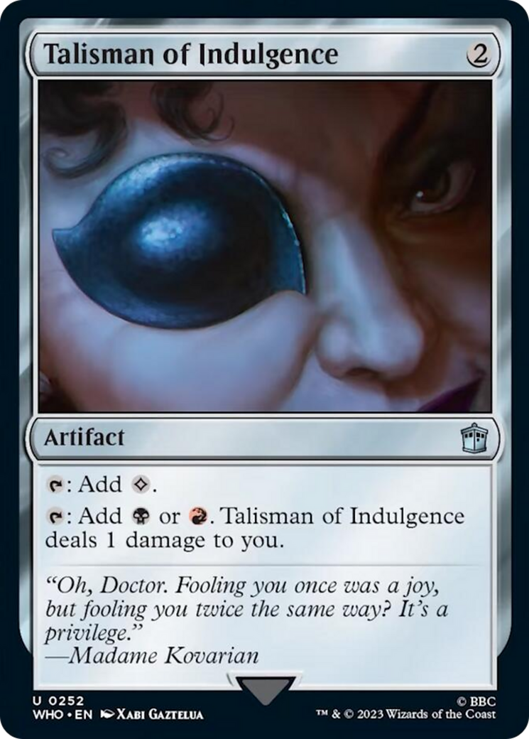 Talisman of Indulgence [Doctor Who] | Good Games Adelaide SA