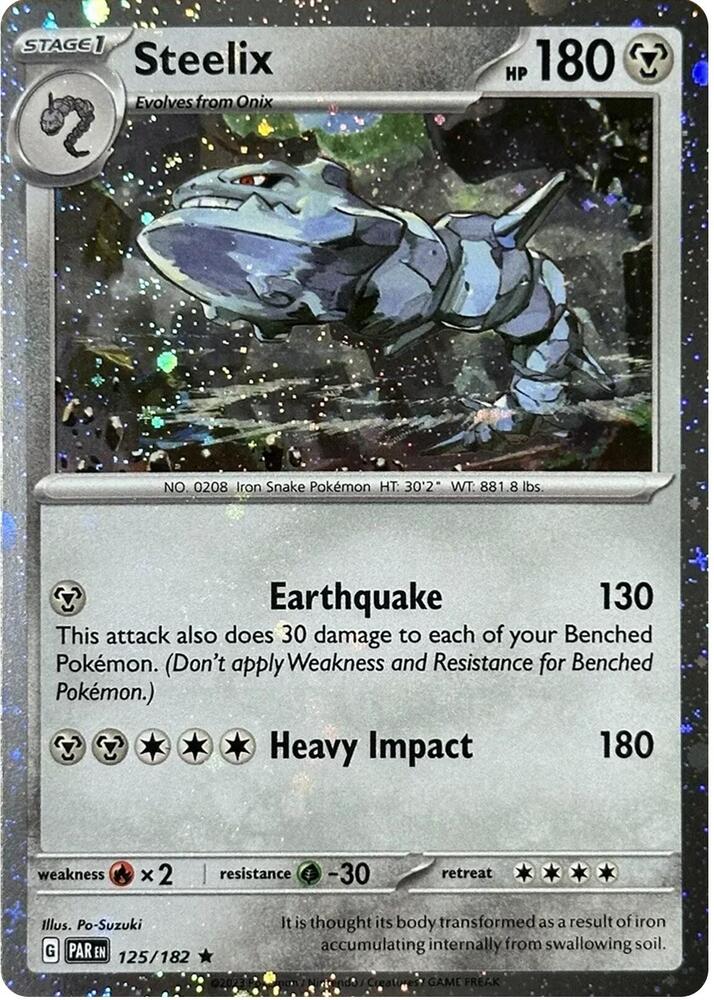 Steelix 125/182 (Miscellaneous Cards & Products)  - Cosmo Holofoil | Good Games Adelaide SA