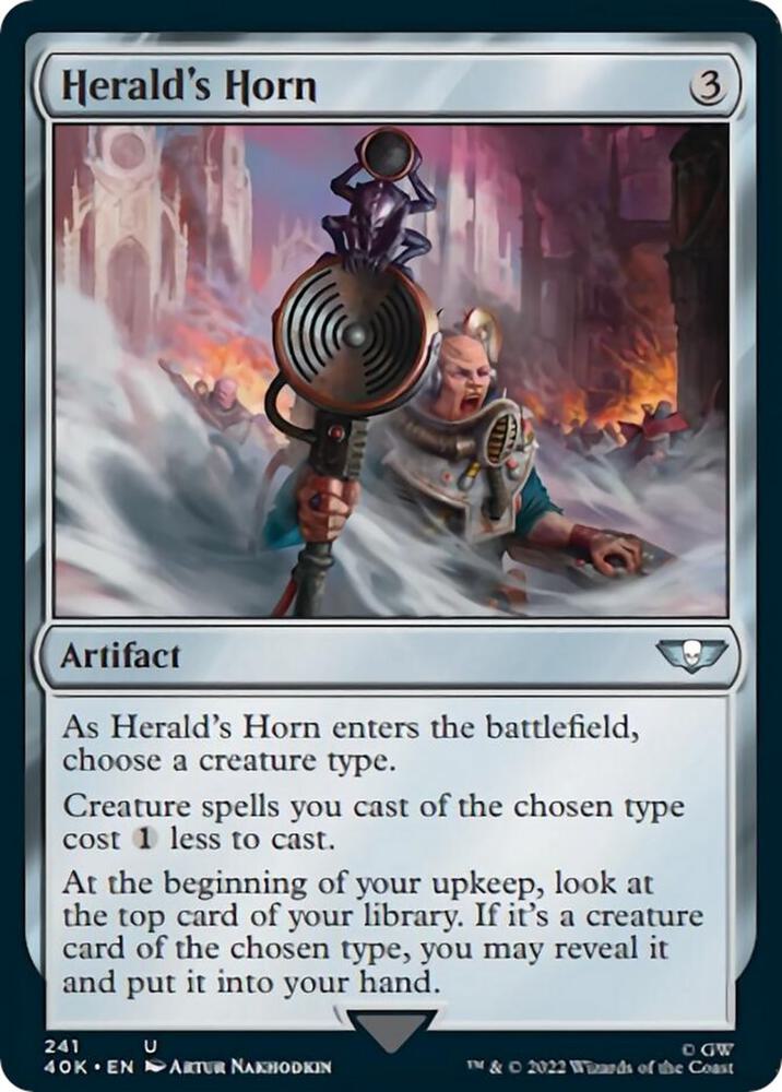 Heralds Horn Surge Foil 241 (Universes Beyond: Warhammer 40,000)  - Foil | Good Games Adelaide SA
