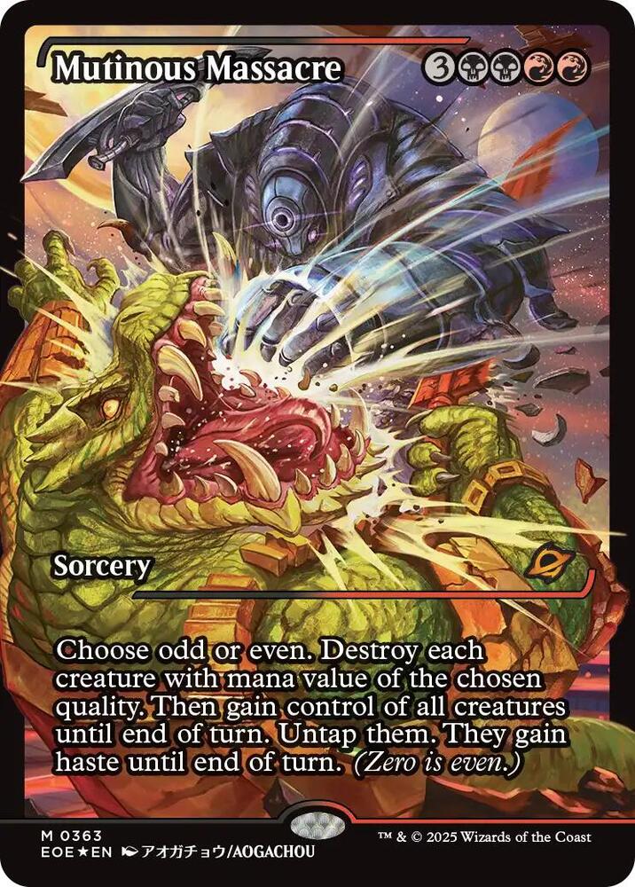 Mutinous Massacre 363 (Edge of Eternities)  - Foil | Good Games Adelaide SA