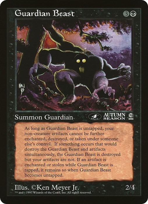 Guardian Beast 4th Place Arena League  (Oversize Cards)  | Good Games Adelaide SA