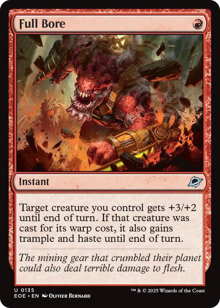 Full Bore 135 (Edge of Eternities)  - Foil | Good Games Adelaide SA