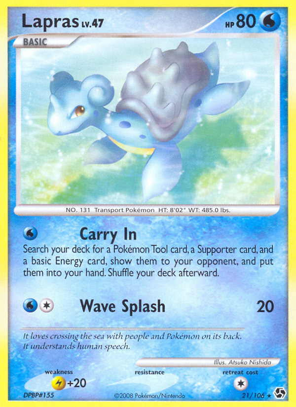 Lapras (21/106) [Diamond & Pearl: Great Encounters] | Good Games Adelaide SA