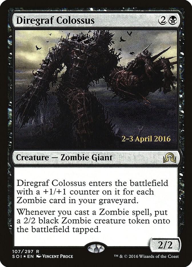 Diregraf Colossus 107 (Prerelease Cards)  - Foil | Good Games Adelaide SA