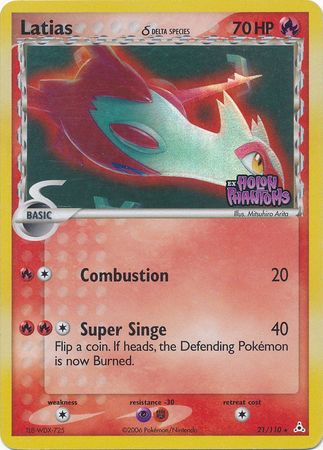 Latias (21/110) (Delta Species) (Stamped) [EX: Holon Phantoms] | Good Games Adelaide SA