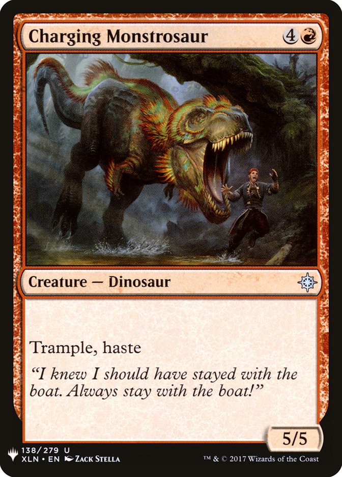 Charging Monstrosaur [Mystery Booster] | Good Games Adelaide SA