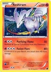 Reshiram (17/116) (Cosmos Holo) [Black & White: Plasma Freeze] | Good Games Adelaide SA