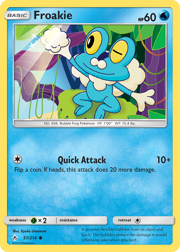 Froakie (51/214) [Sun & Moon: Unbroken Bonds] | Good Games Adelaide SA