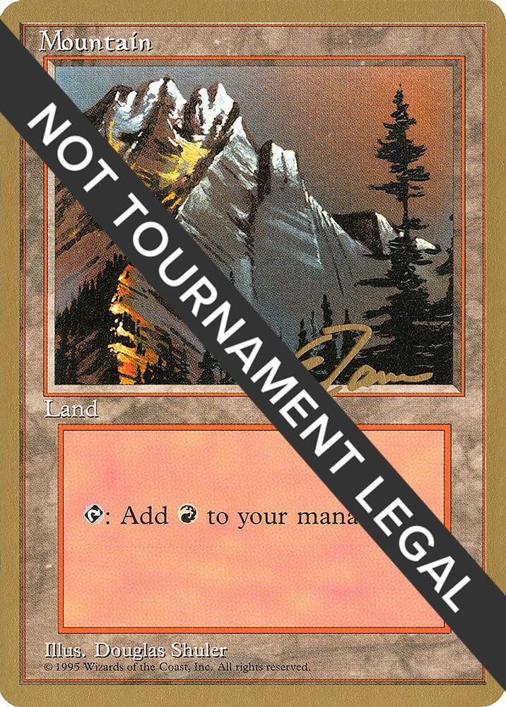 Mountain A 1996 Eric Tam 4ED  (World Championship Decks)  | Good Games Adelaide SA
