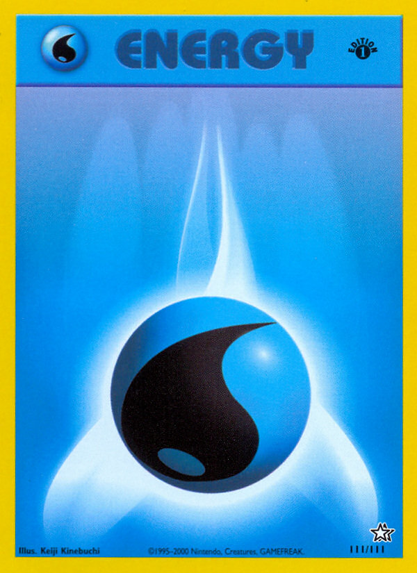Water Energy (111/111) [Neo Genesis 1st Edition] | Good Games Adelaide SA