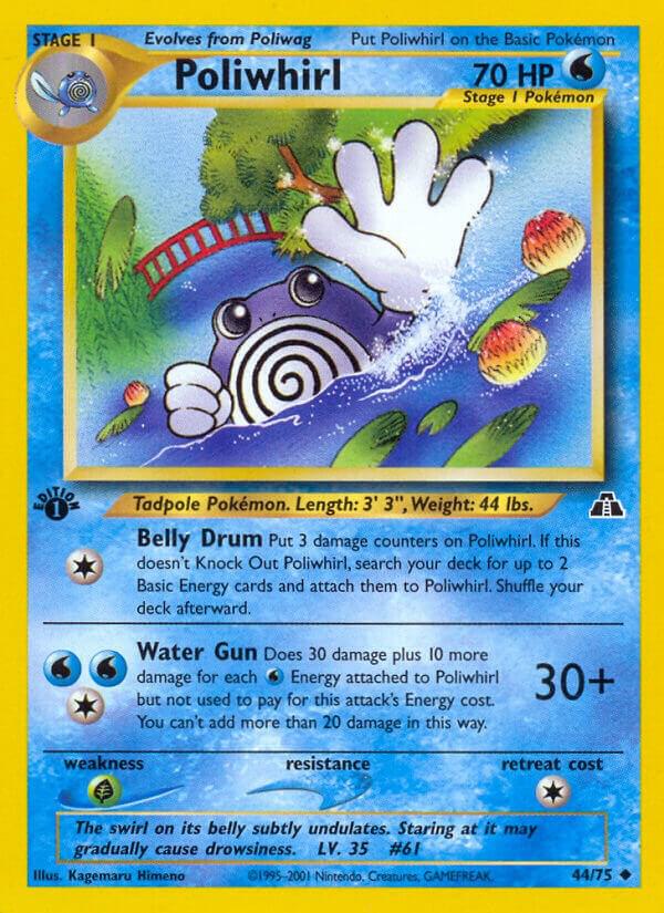 Poliwhirl 44/75 (Neo Discovery)  - 1st Edition | Good Games Adelaide SA