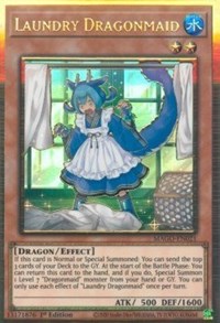 Laundry Dragonmaid [MAGO-EN021] Gold Rare | Good Games Adelaide SA