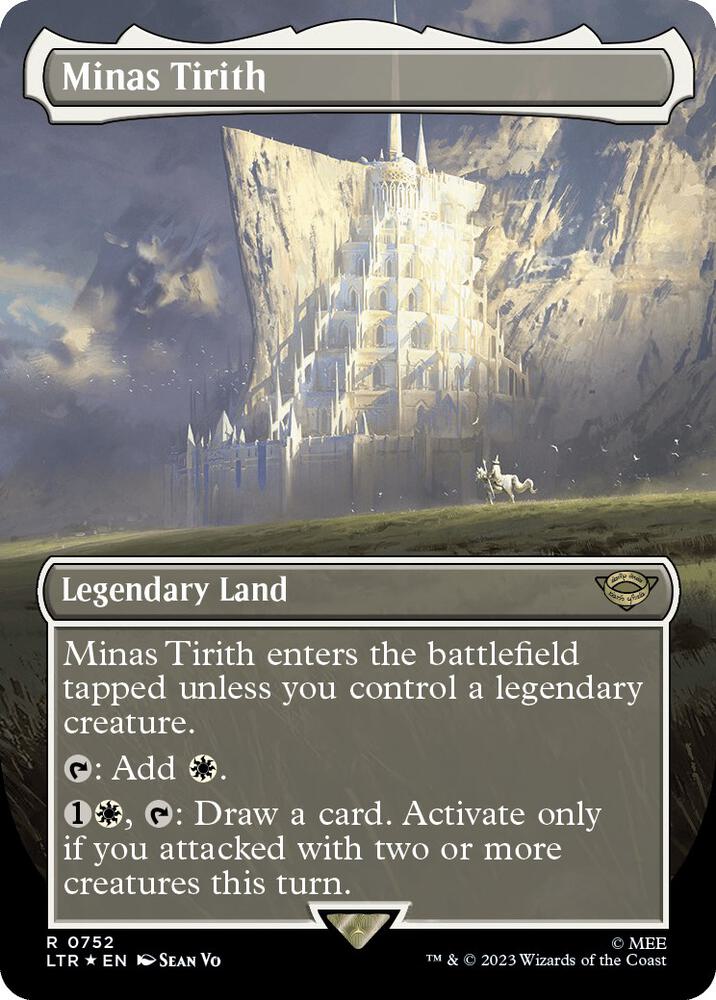 Minas Tirith 752 (Universes Beyond: The Lord of the Rings: Tales of Middle-earth)  - Borderless Surge Foil | Good Games Adelaide SA