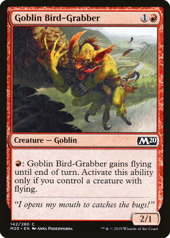 Goblin Bird-Grabber 142 (Core Set 2020)  | Good Games Adelaide SA