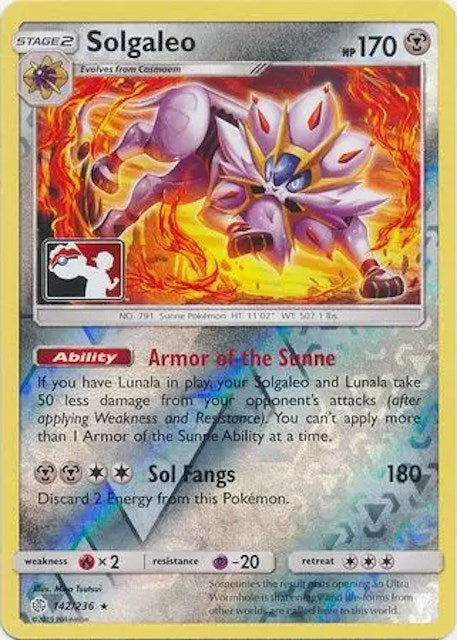 Solgaleo (142/236) [League & Championship Cards] | Good Games Adelaide SA
