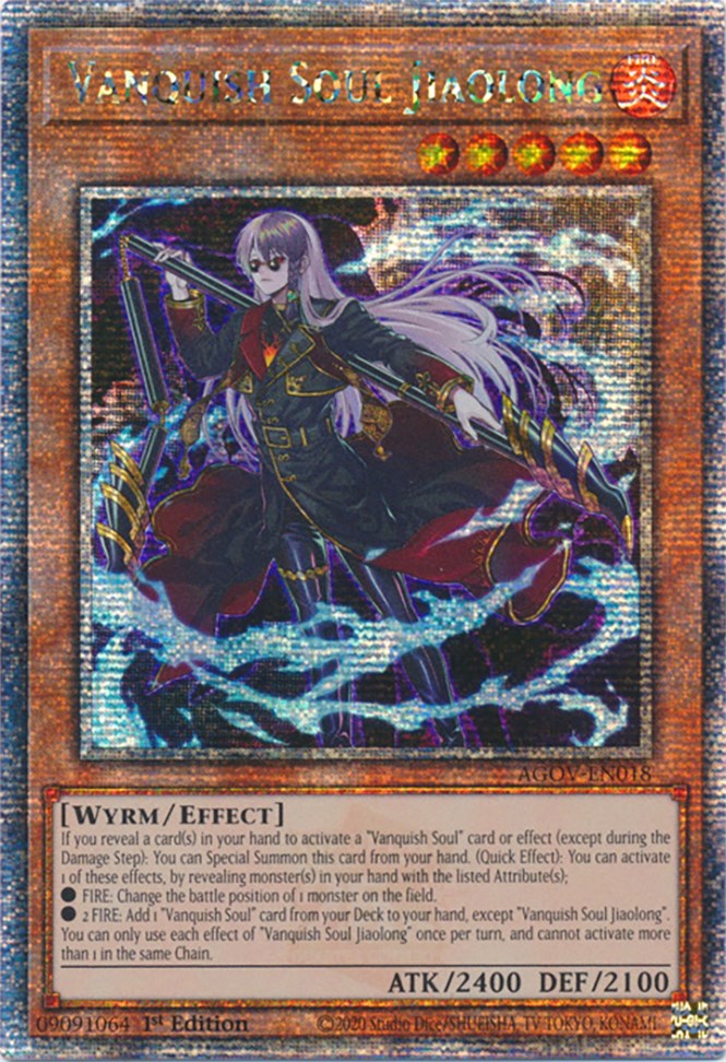 Vanquish Soul Jiaolong (Quarter Century Secret Rare) [AGOV-EN018] Quarter Century Secret Rare | Good Games Adelaide SA
