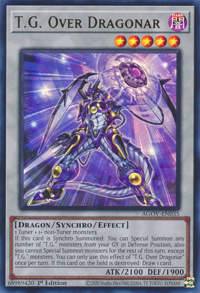 T.G. Over Dragonar [AGOV-EN035] Ultra Rare | Good Games Adelaide SA
