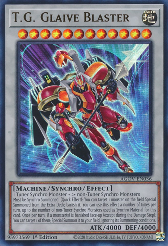 T.G. Glaive Blaster [AGOV-EN036] Ultra Rare | Good Games Adelaide SA